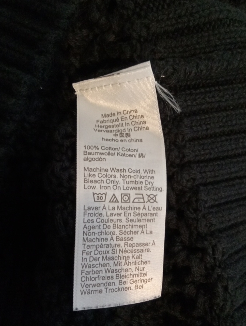 J Crew Pointelle Crewneck Sweater Black Knit Pull Over Boho Fall Womens M - Picture 7 of 8